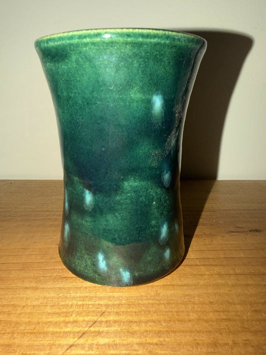 Green Straight Vase