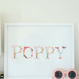 Custom Alphabet Name Print