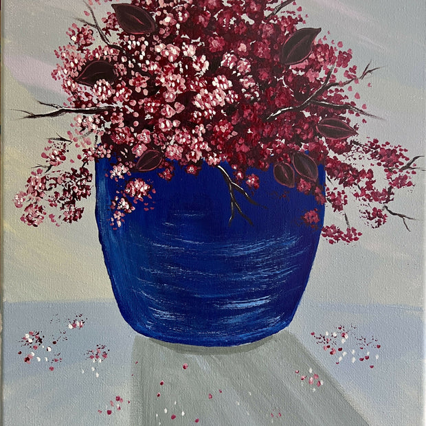 Flowers on a pot
