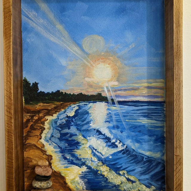 Sunset on Lake Michigan, Door County