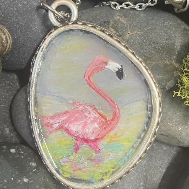 Everyone's favorite tropical bird pendant