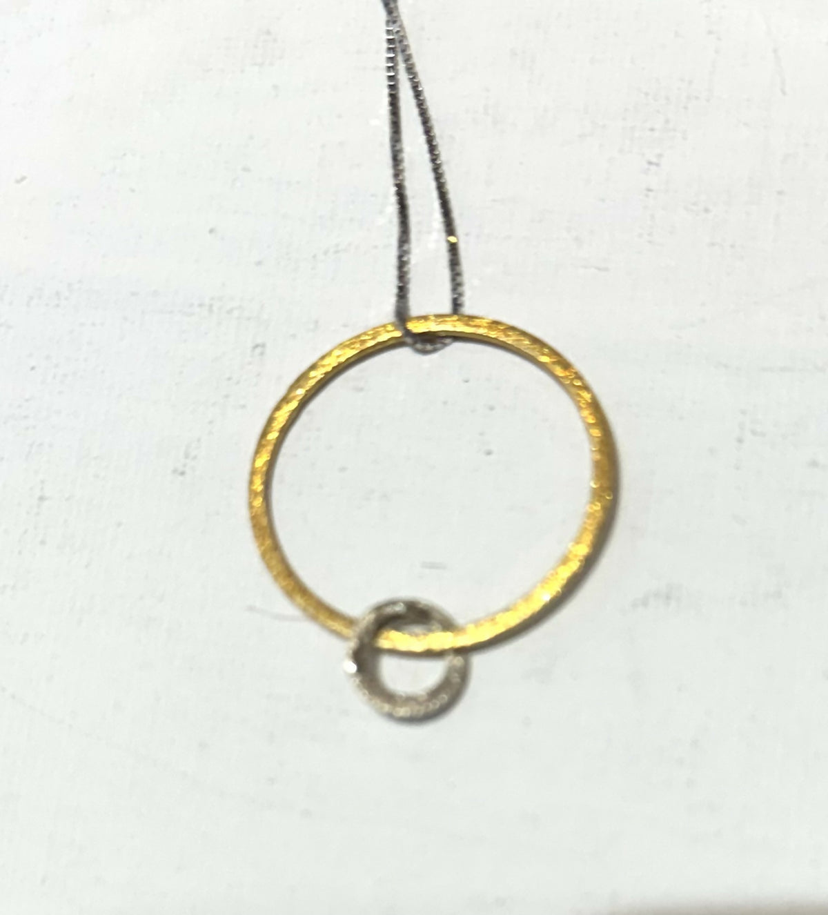 Circles sterling silver pendant