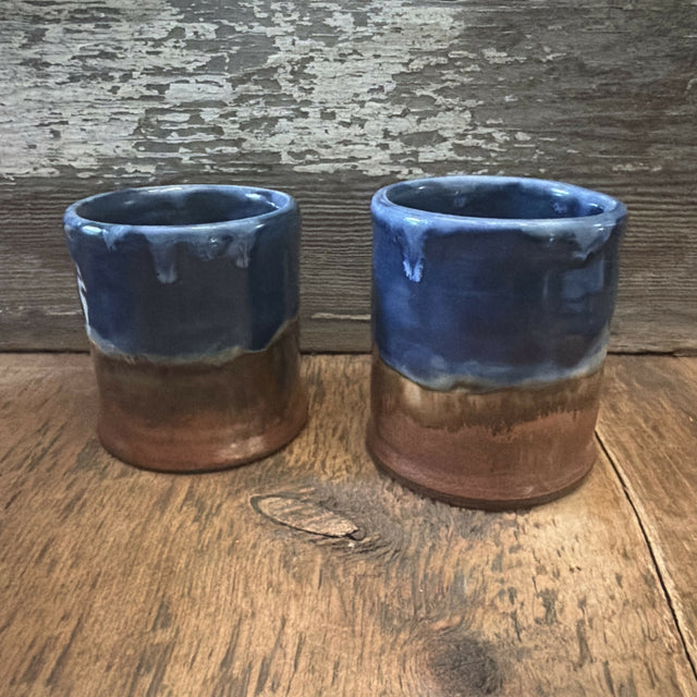Copper& Blue wine cups