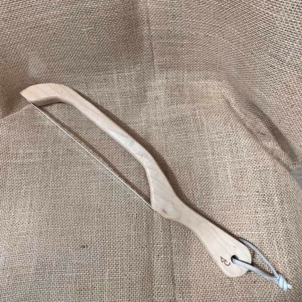 Silver Maple bow knife (bagel knife/sourdough knife)