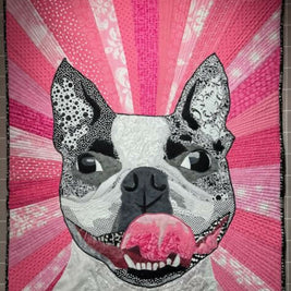 Dog quilted portrait