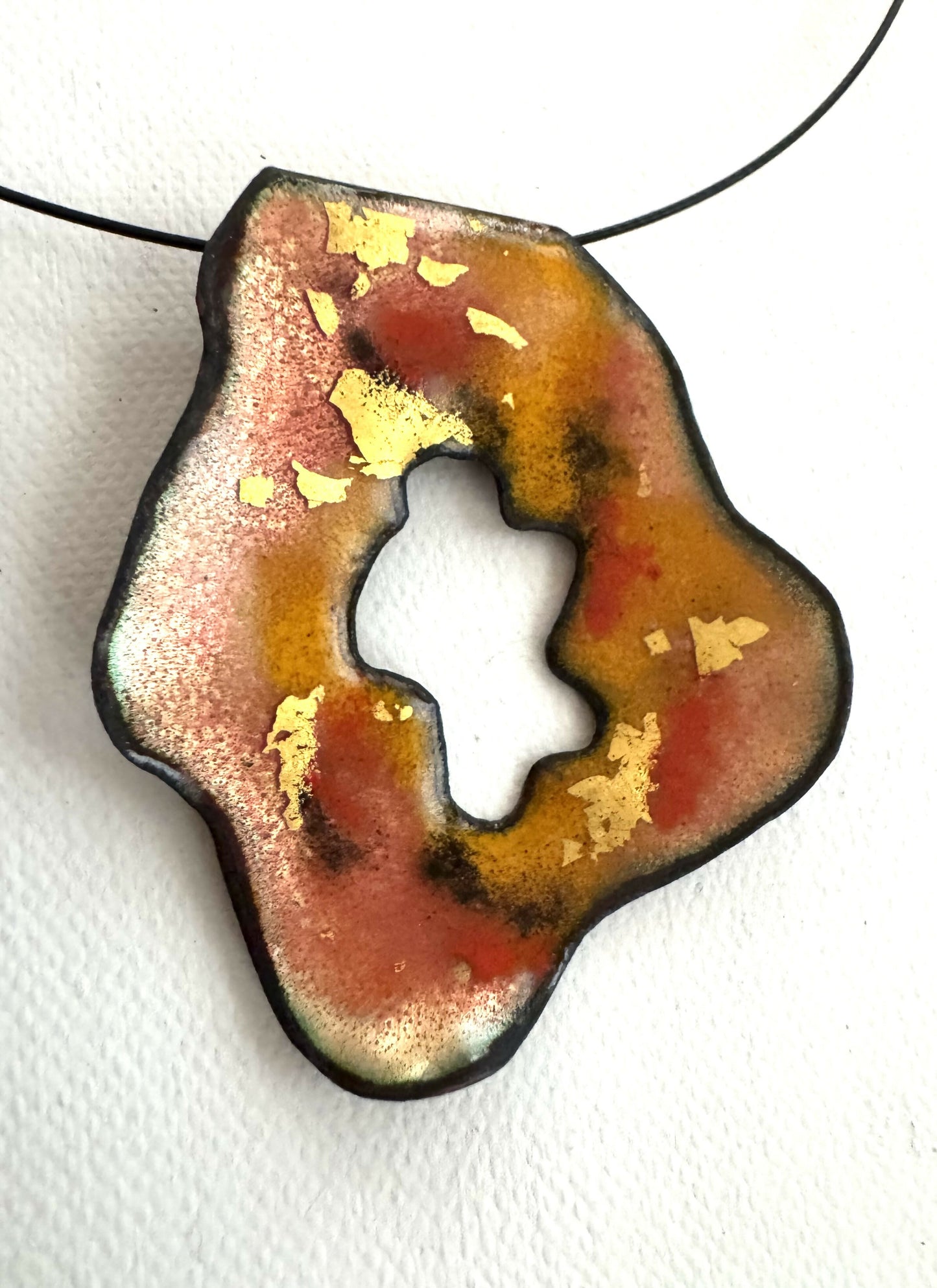 Enamel statement pendants