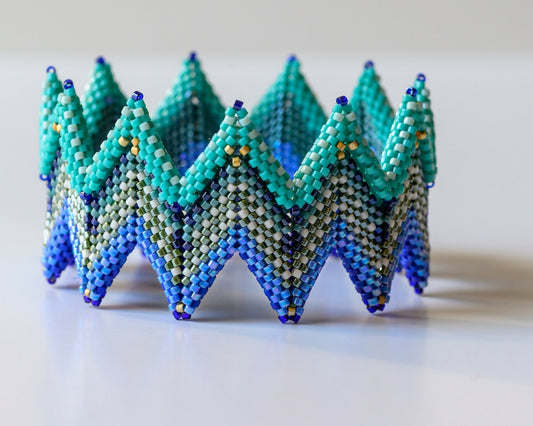 Blue Crown Bracelet