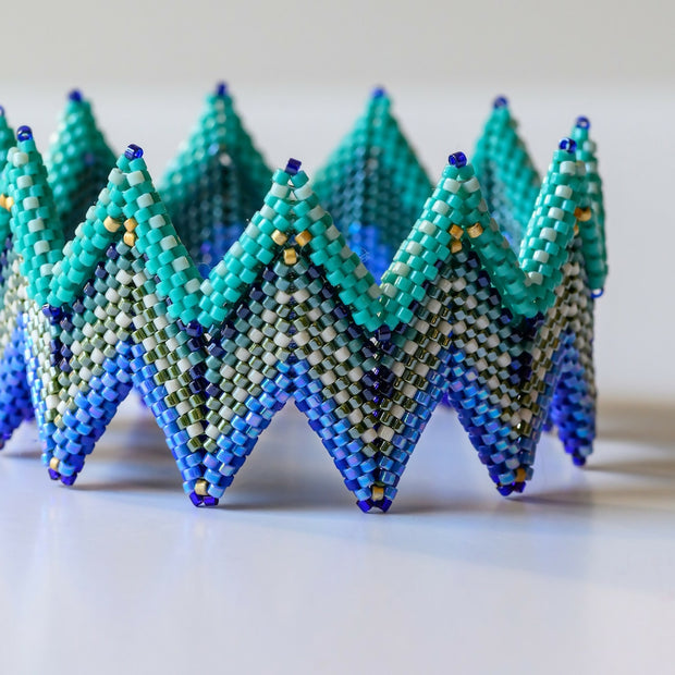 Blue Crown Bracelet