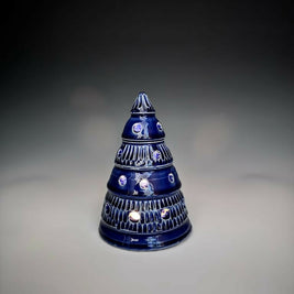Blue Xmas Tree Luminary 6