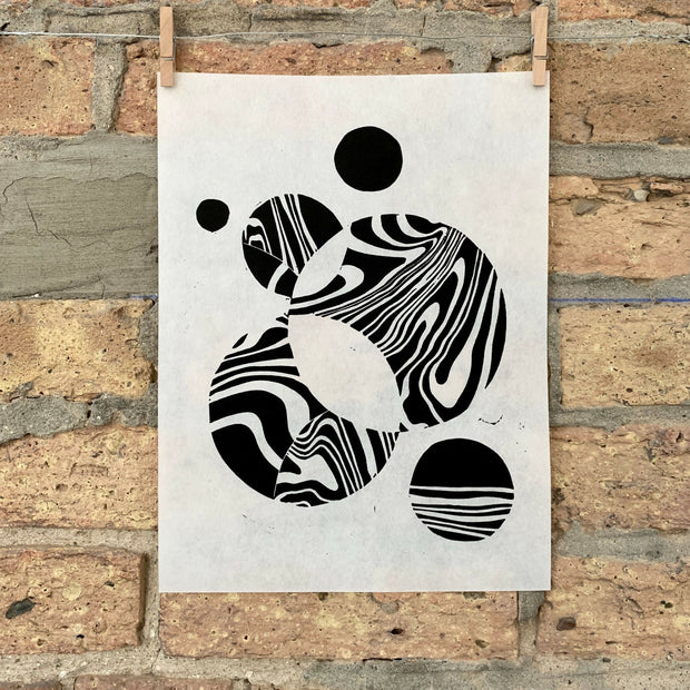 Marble 01 | Linocut Print | Wall Art