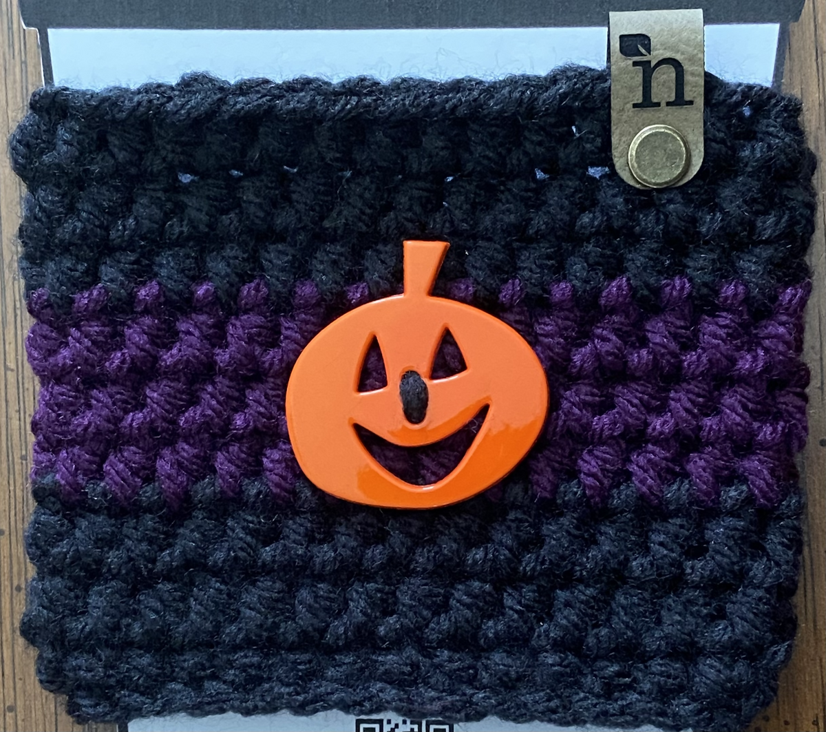 Coffee Cozy - Jack-O-Lantern
