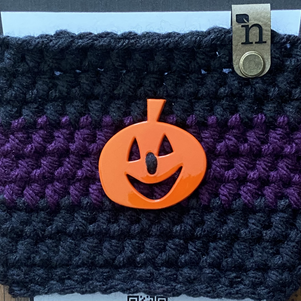 Coffee Cozy - Jack-O-Lantern