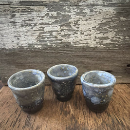 Obsidian set of 3 shot glasses