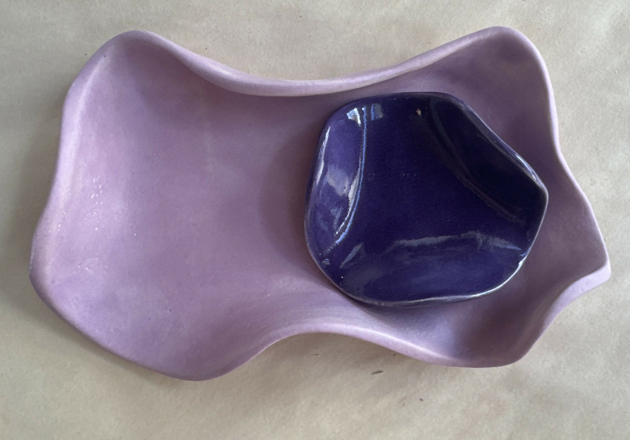 MEDIUM - wavy ceramic dish