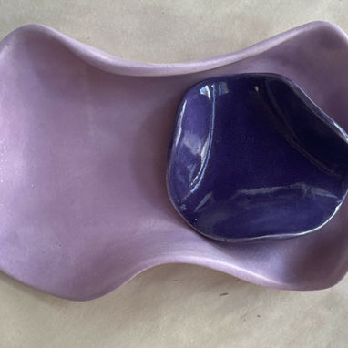 MEDIUM - wavy ceramic dish