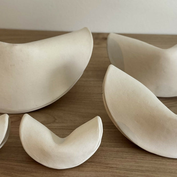 Ceramic Fortune Cookies Medium