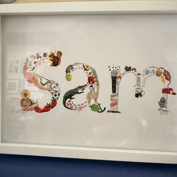 Custom Alphabet Name Print