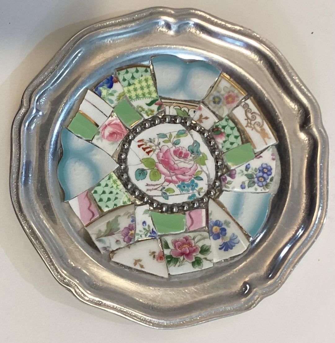 Pink Rose plate