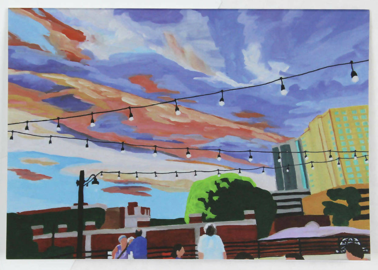 Evanston Scenes by Kathy Halper Set of 4 Notecards