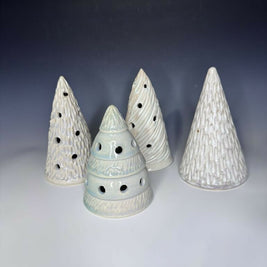Cream Xmas Luminary Tree 1