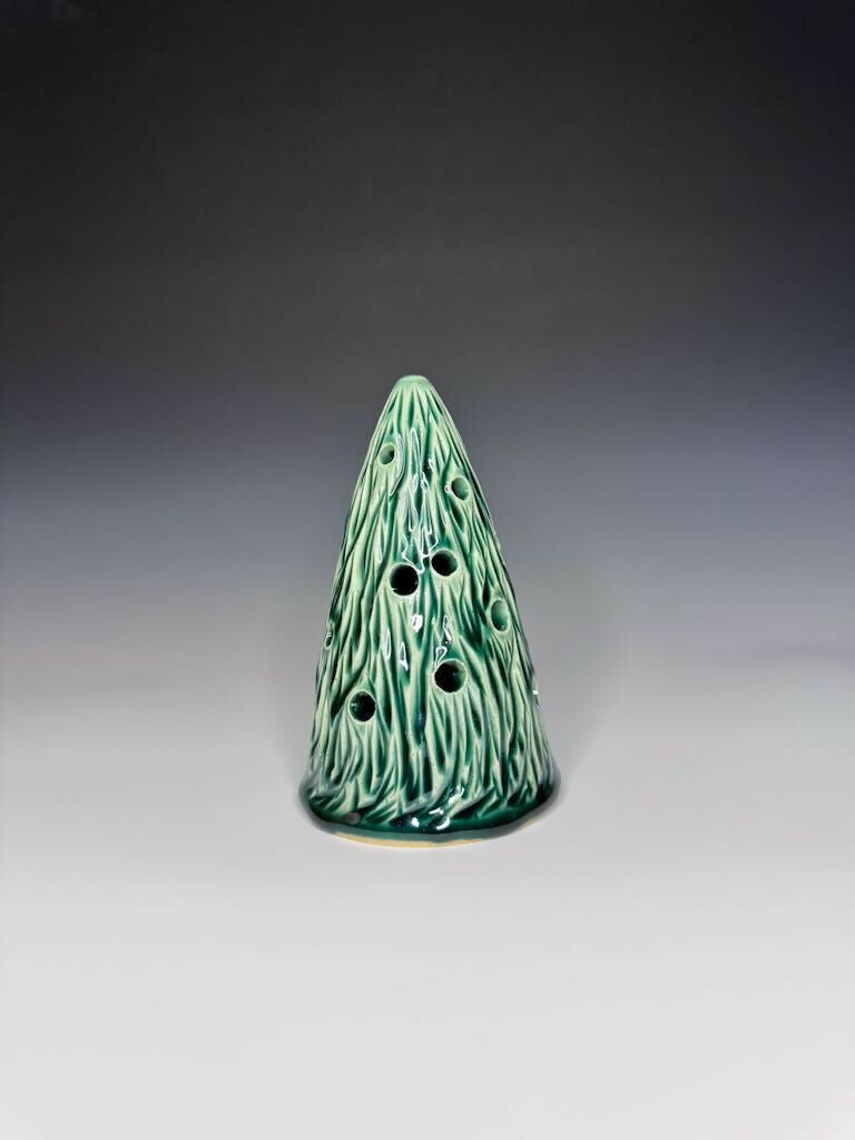 Green Xmas Tree Luminary 3