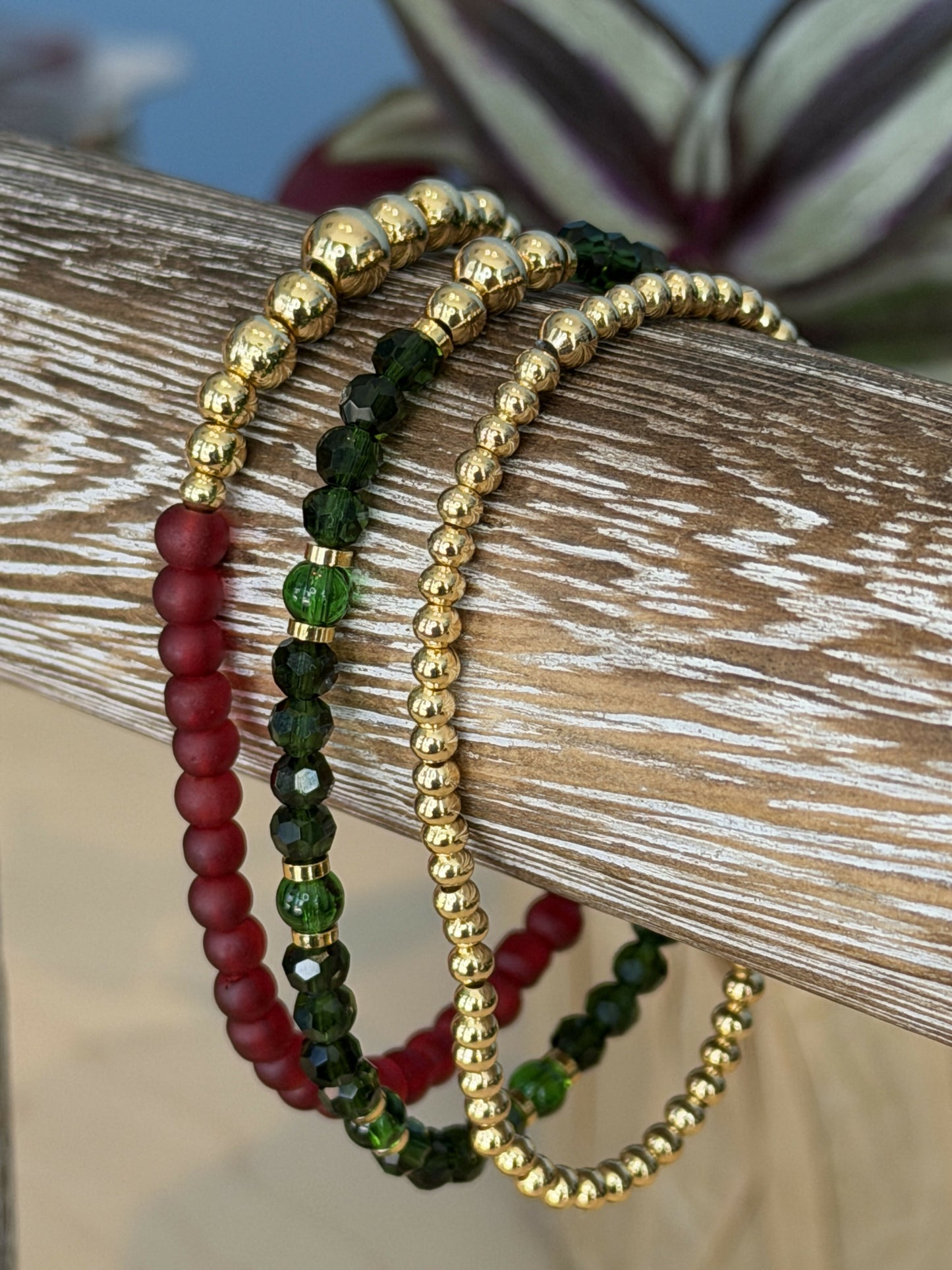 Deck the Halls Bracelet Trio Set