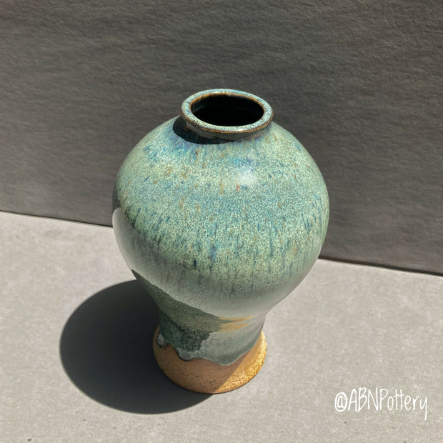 Blue Inverted Vase