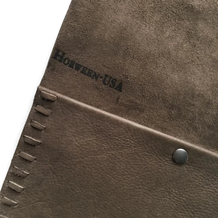 Hand-Laced Bison Leather Crossbody