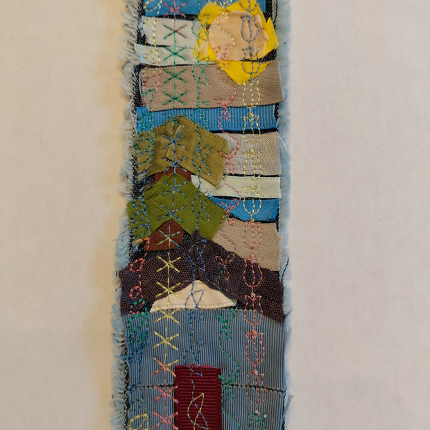 Dark roof house bookmark