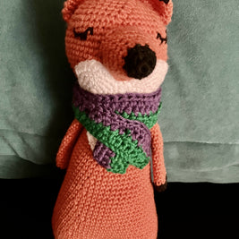 Fox with scarf
