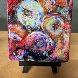 Holding On Art Tile/Roller Coaster