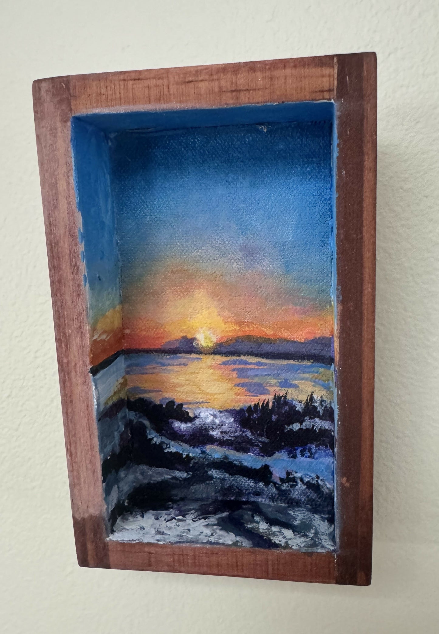 WInter Sunset Door County