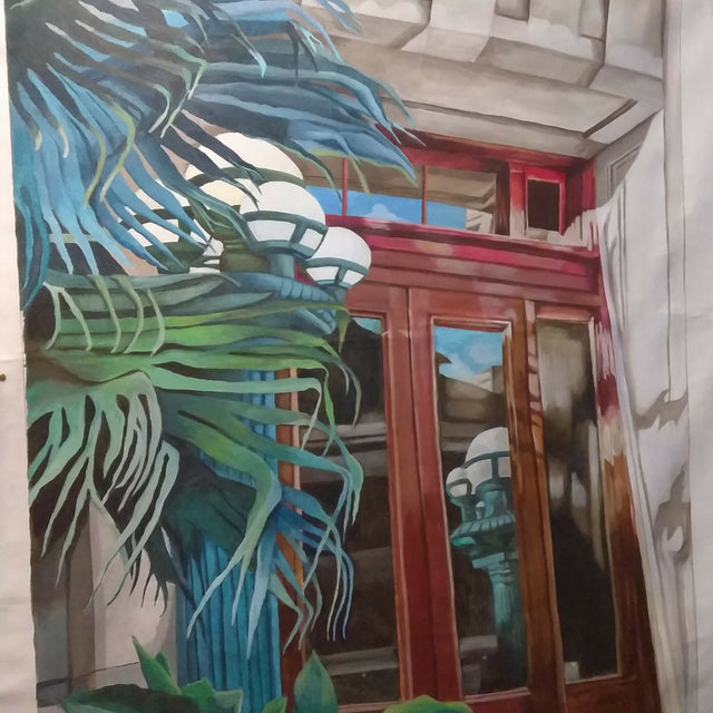 Acrylic painting