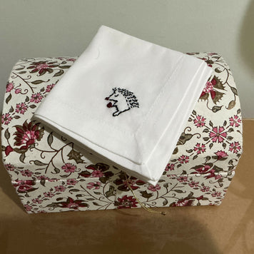 Hedgehog with a heart, small kitchen towel