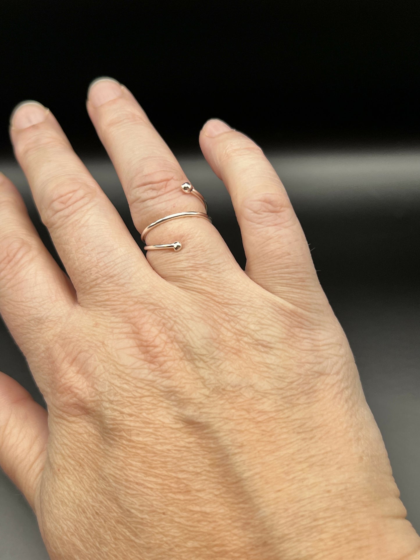 Fine Silver Wrap Rings