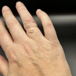 Fine Silver Wrap Rings