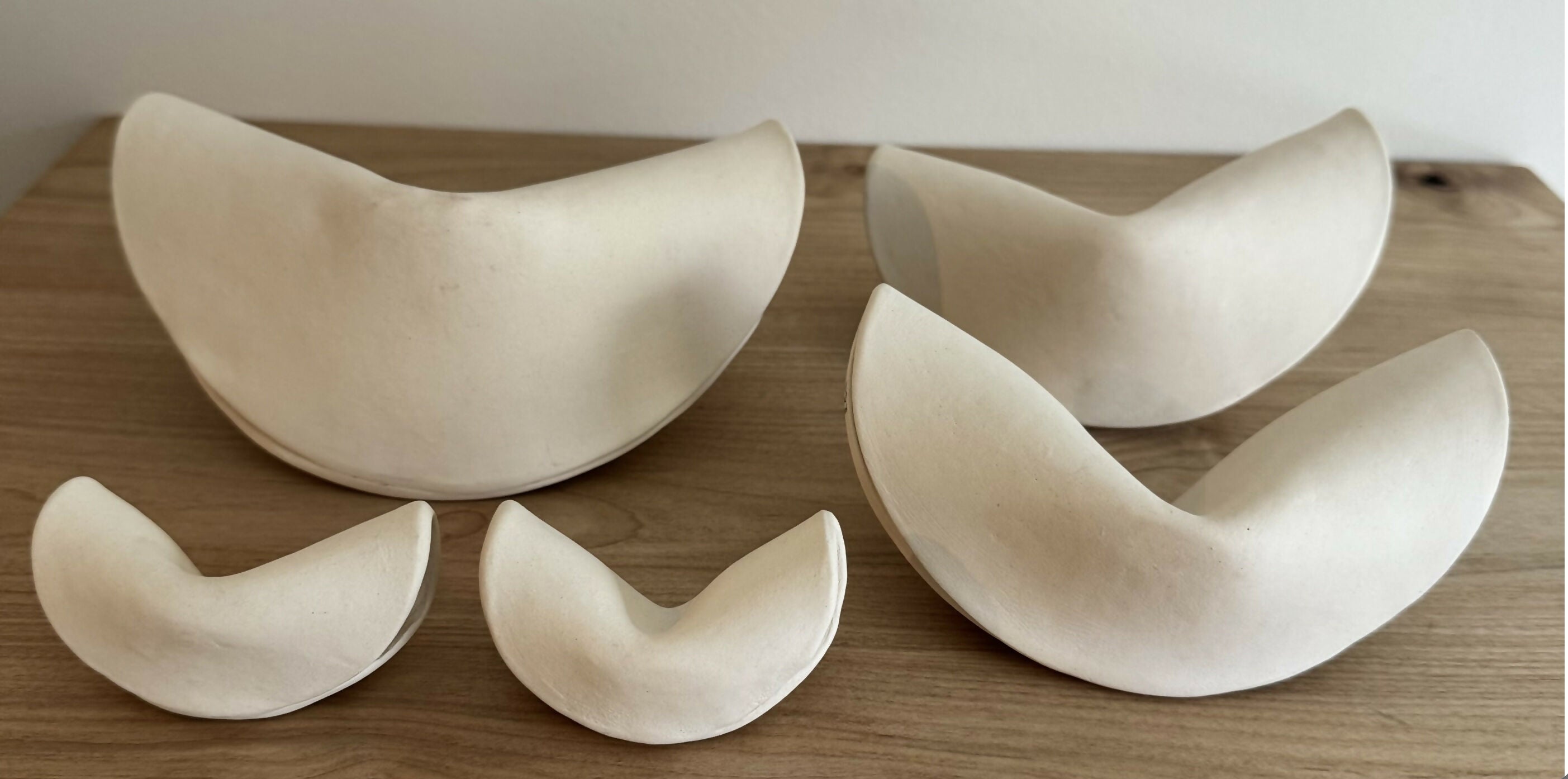Ceramic Fortune Cookies Large