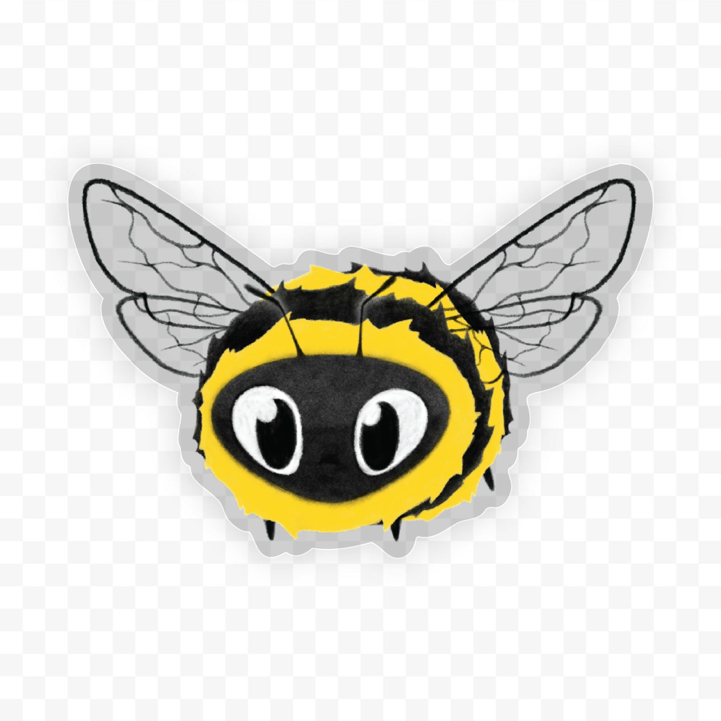 2” and 3" Art Sticker, Bee