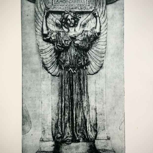 Framed “Amor Caritas” Etching