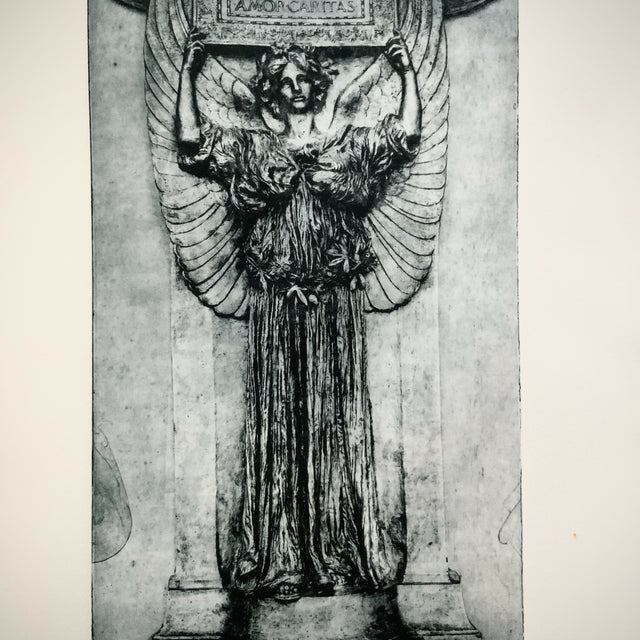 Framed “Amor Caritas” Etching