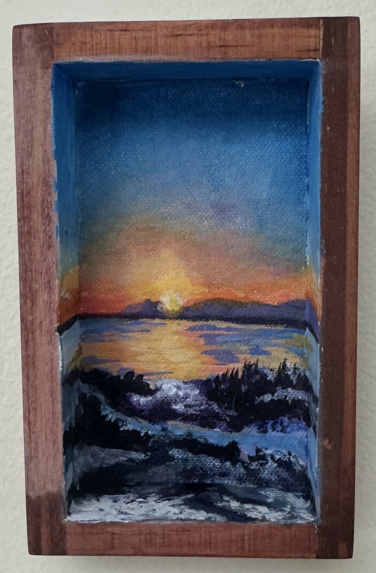 WInter Sunset Door County