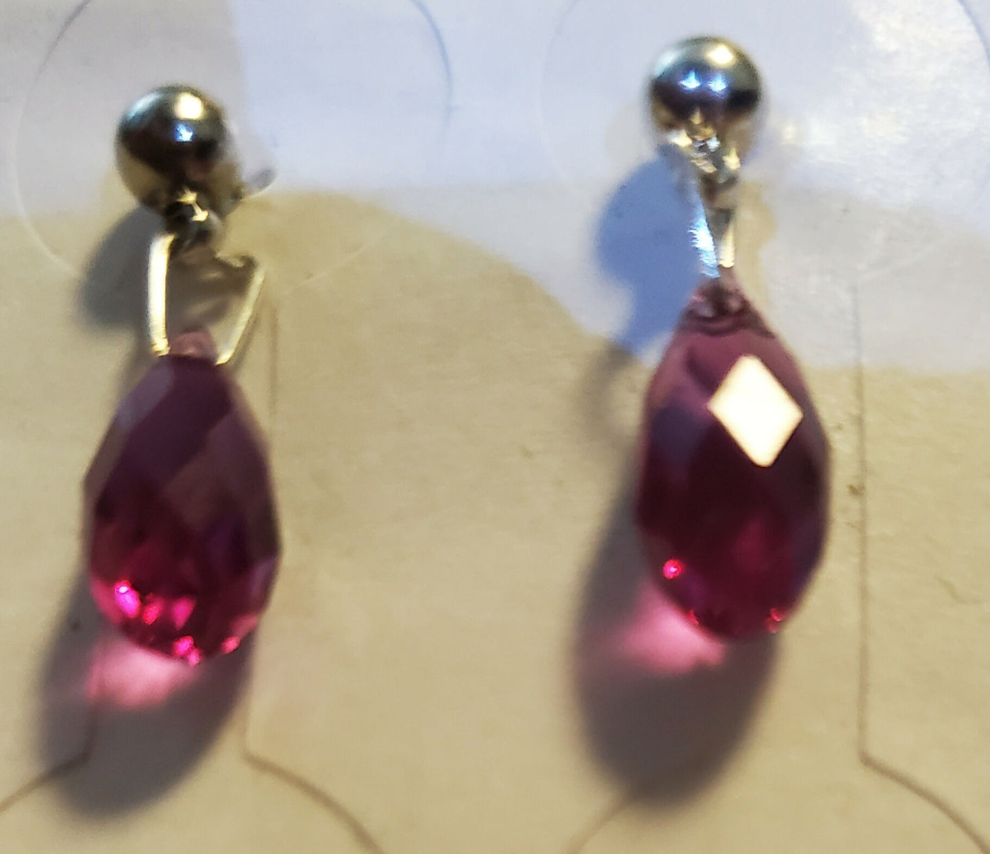 tiny crystal earrings