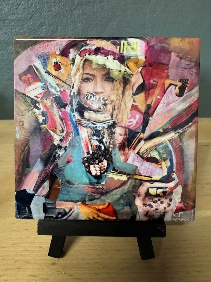 What's Her Secret? Art Tile/Roller Coaster