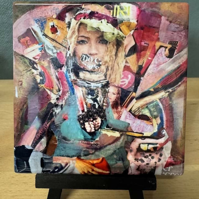 What's Her Secret? Art Tile/Roller Coaster