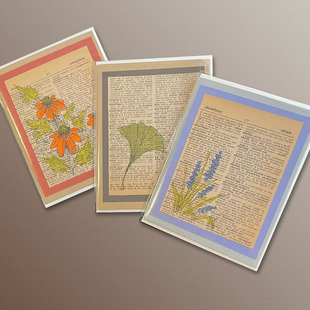 Painted Note Cards • Various Images • Blank Inside