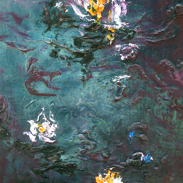 Waterliliies at night