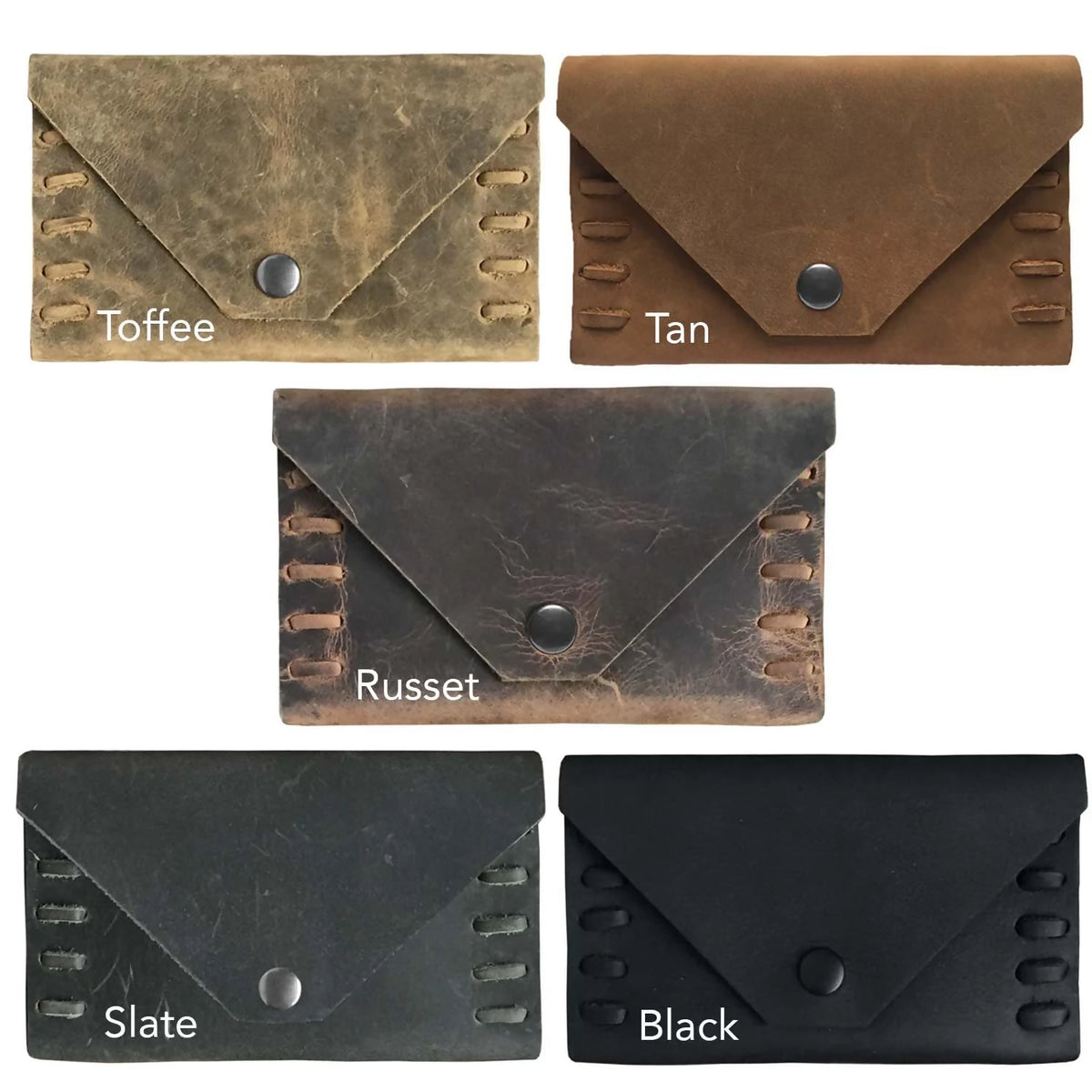 Hand-Laced Leather Wallet