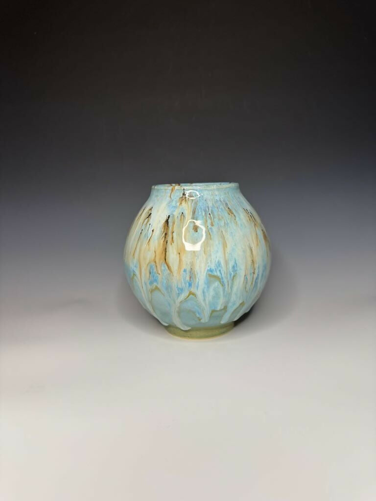 Drippy Moon Jar Vase