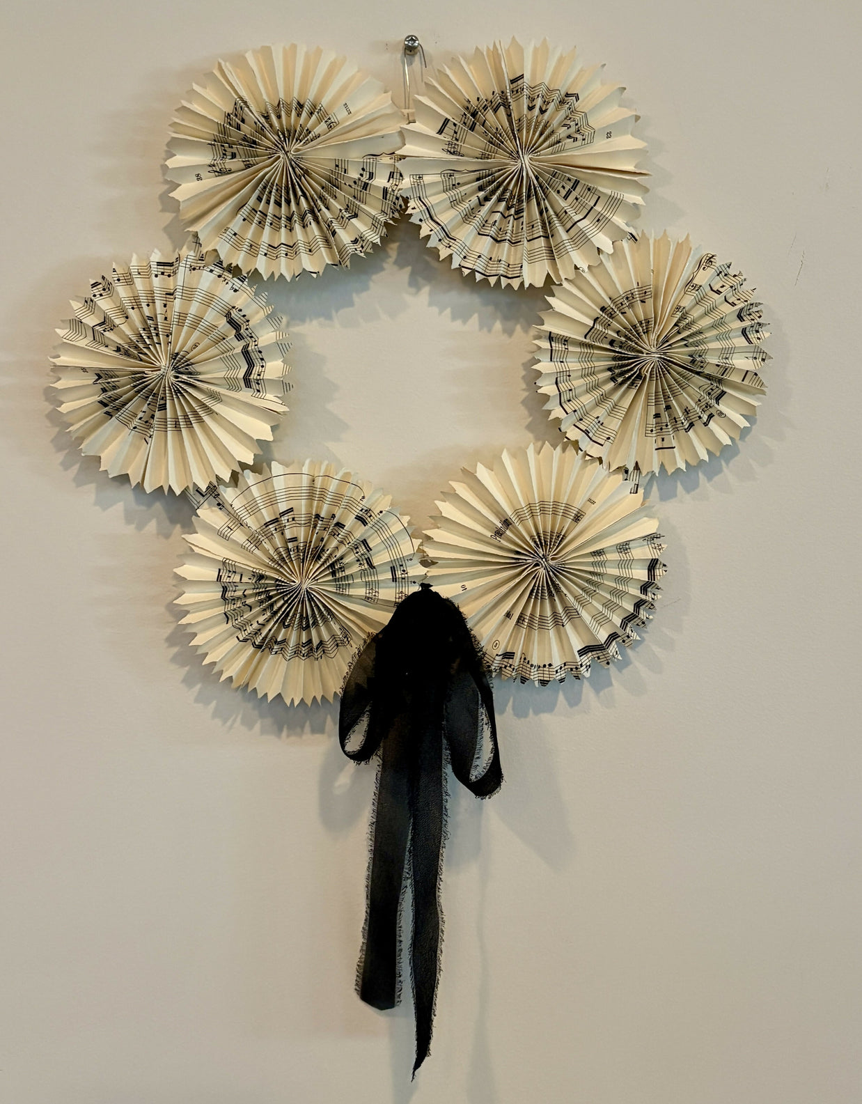 "The RBG #2" upcycled bookpage indoor wall hanging