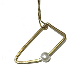 Tri brass Pendants / semi precious